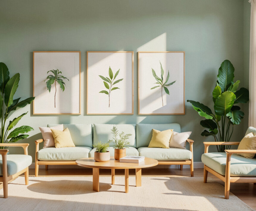 Sustainable paints for living space